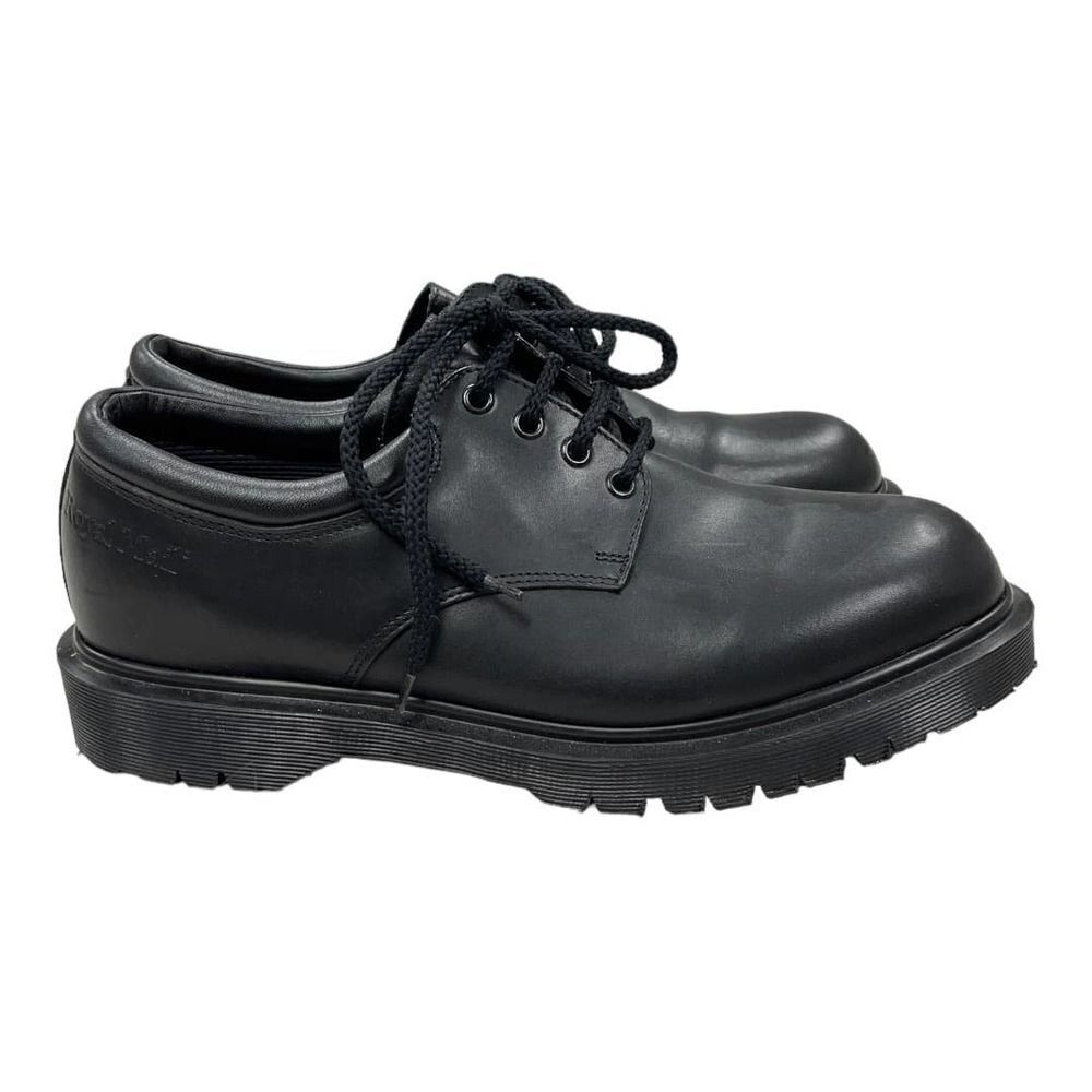 Dr Martens Royal Mail Black Leather Oxfords Size 10.5 UK 11.5 US